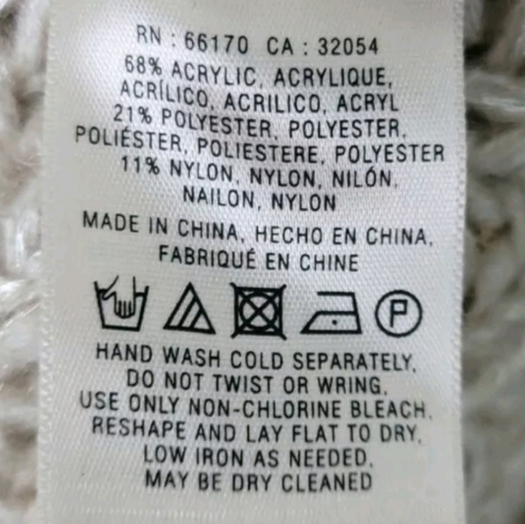 NEW Anthropologie Knitted & Knotted Hi Low Chunky Glitz Sweater Bohemian Spring - Picture 3 of 14